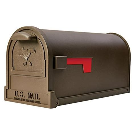 gibralter metal mail box bronze color|Gibraltar Mailboxes Arlington Classic Galvanized .